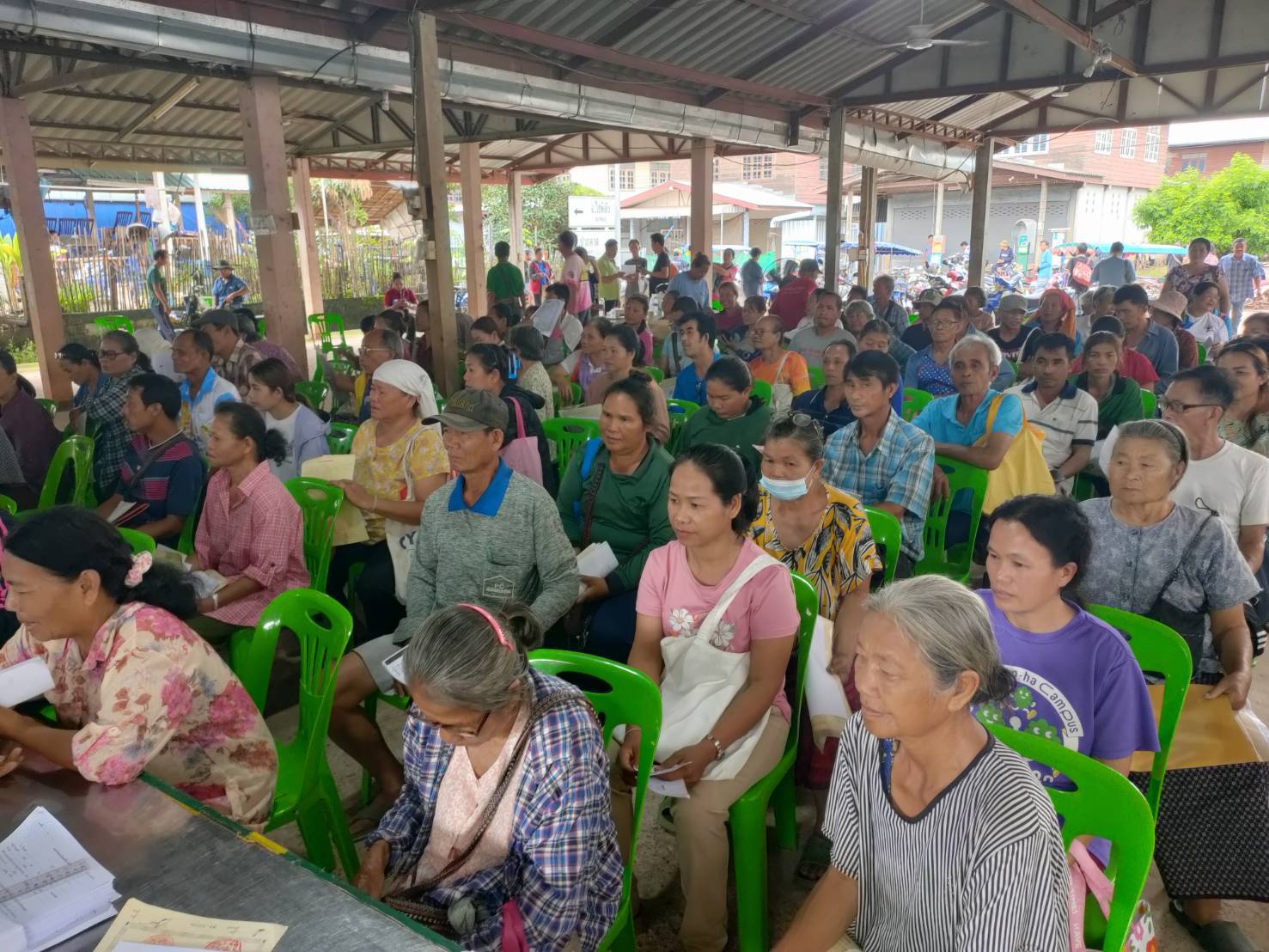 title - ส.ป.ก.จังหวัด​บึงกาฬ​ ออกหน่วย​รับคำร้องขอออกโฉนดการเกษตร​ให้แก่เกษตรกร